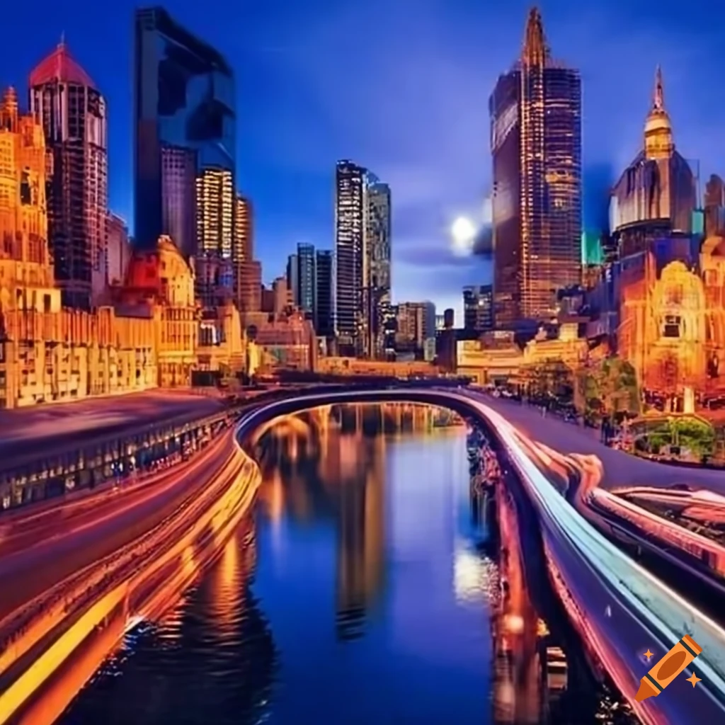 Cityscape of Melbourne, Australia