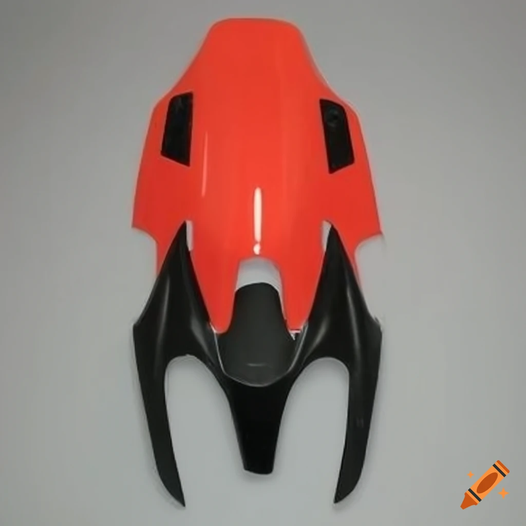 Dirt bike plastics fairing body on Craiyon