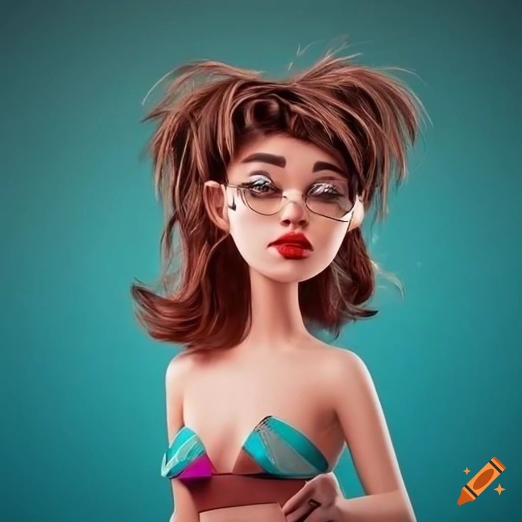 Mid-century modern art style with girls by SHAG JOSH AGLE