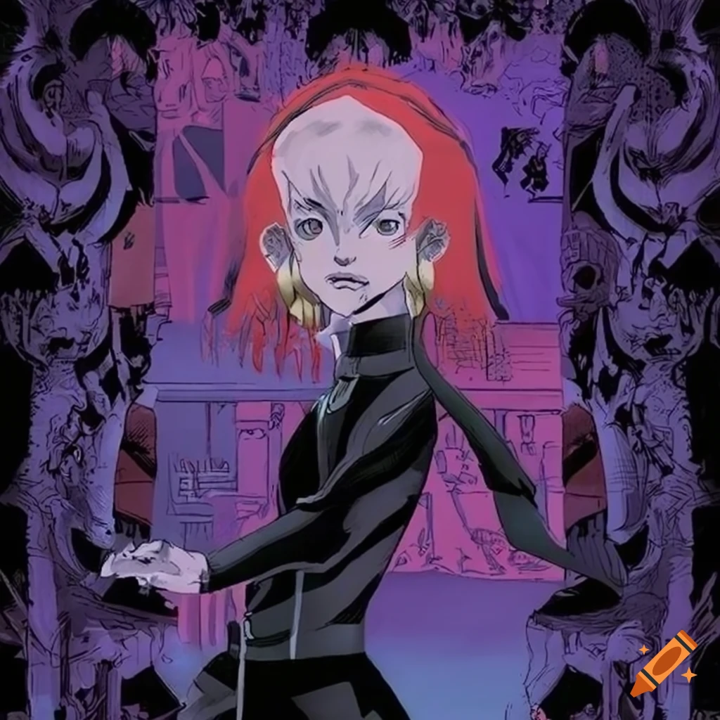 Jerzy Tchorzewski's fanart of Shin Megami Tensei Emily the Strange album cover