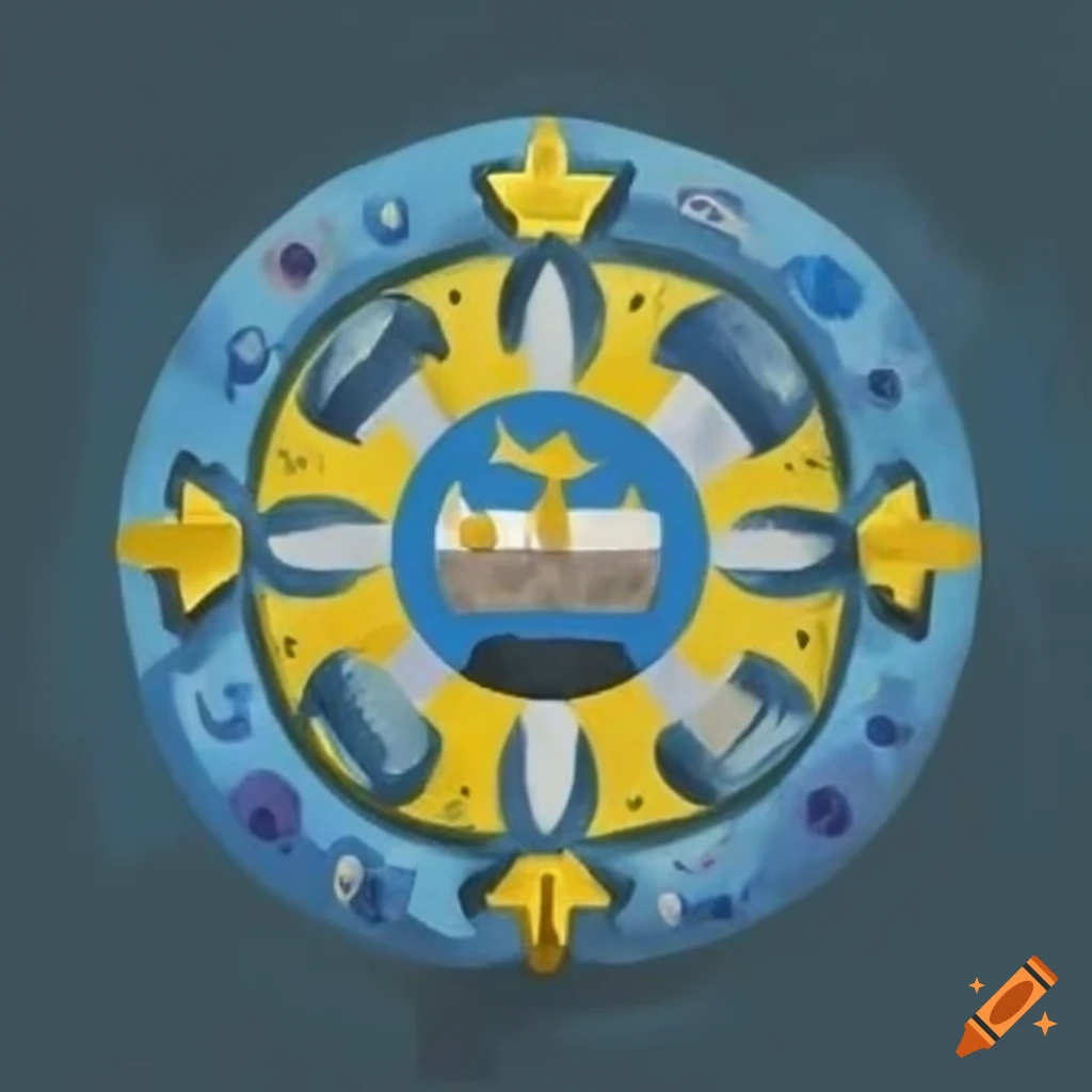 Emblem representing the Accord between Syldavia and Borduria for official use