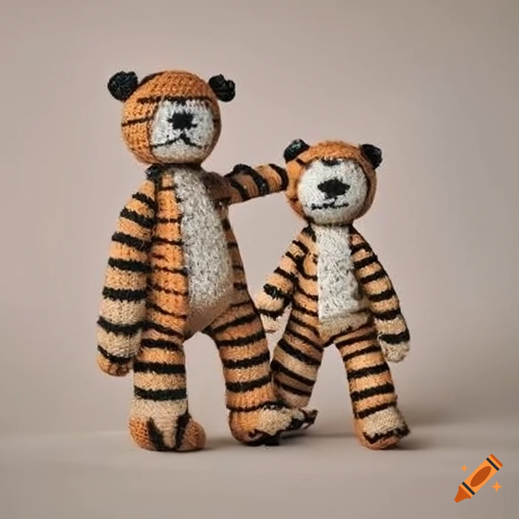 Burlap doll Hobbes with "moving right" label