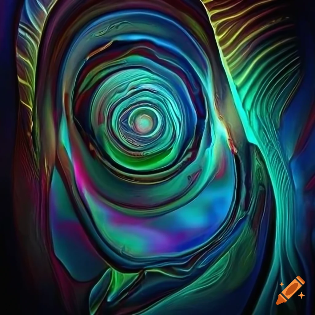 Biological and organic artwork with intricate biomechanical shapes