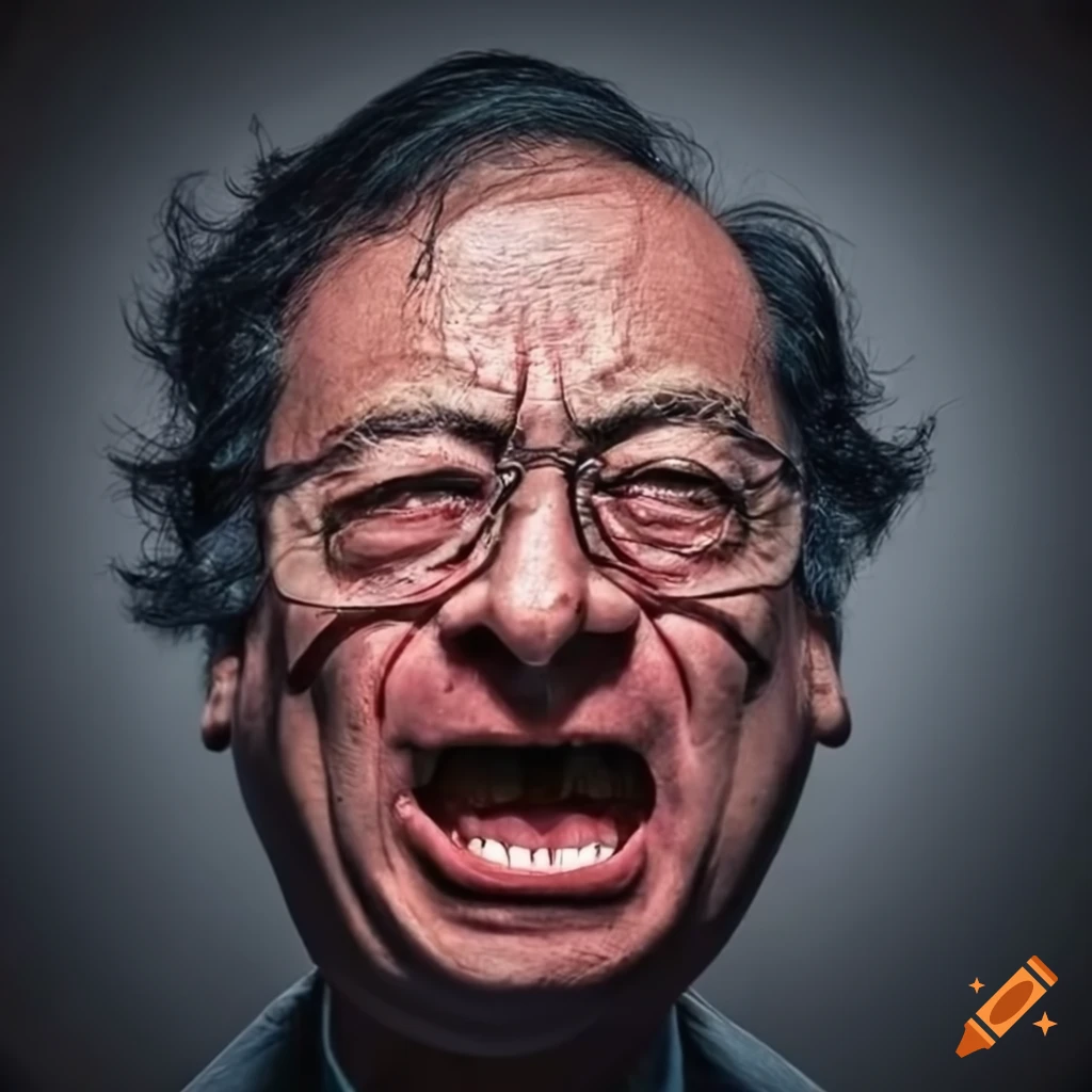 Close-up of anguished person with emotional outburst on black background