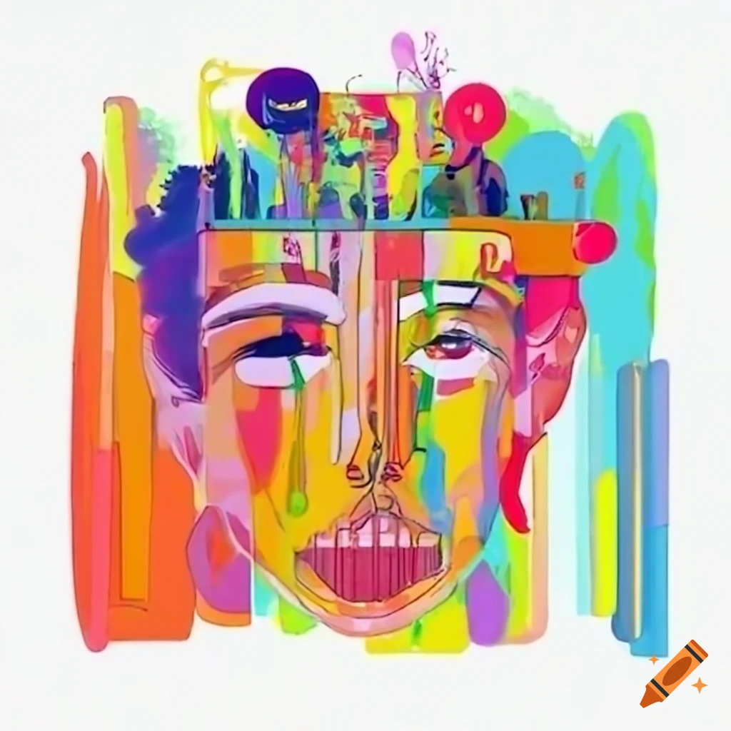 Cover art for a track by a young artist exploring identity through hiphop and electronic music