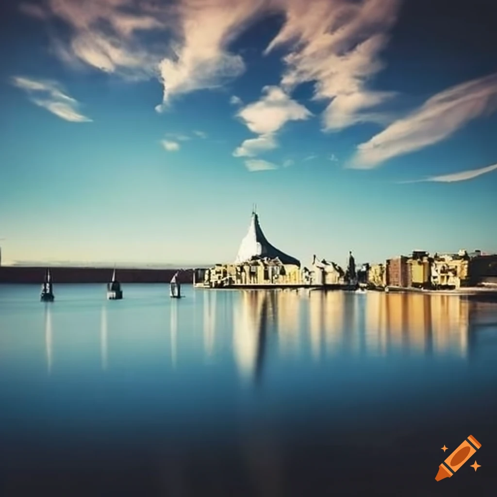 Surrealist view of Woolloomooloo bay