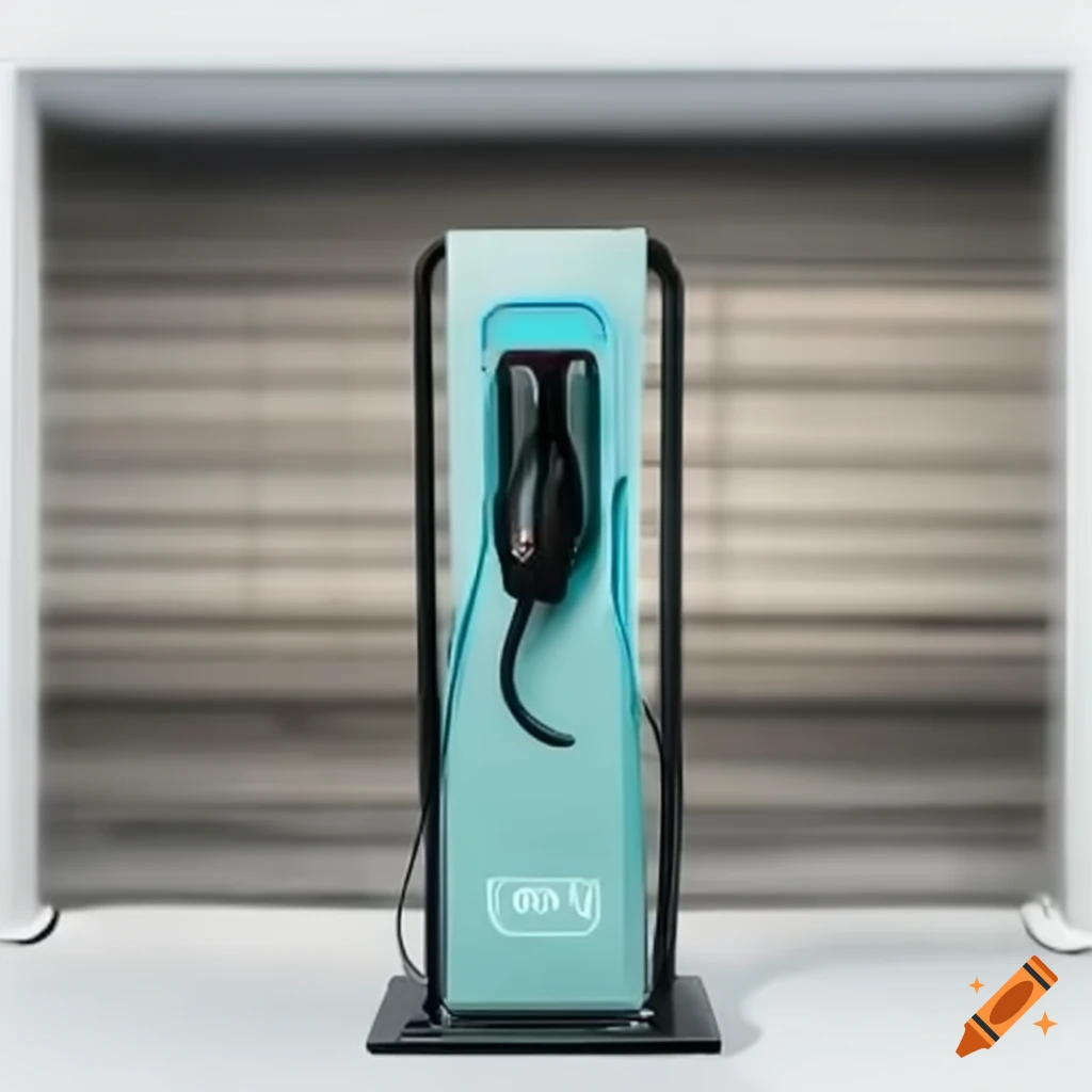 Modern eco-friendly charging station for electric vehicles