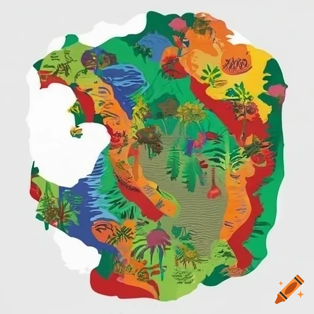 Amazon rainforest map: threatened, heavenly, deadly, virgin