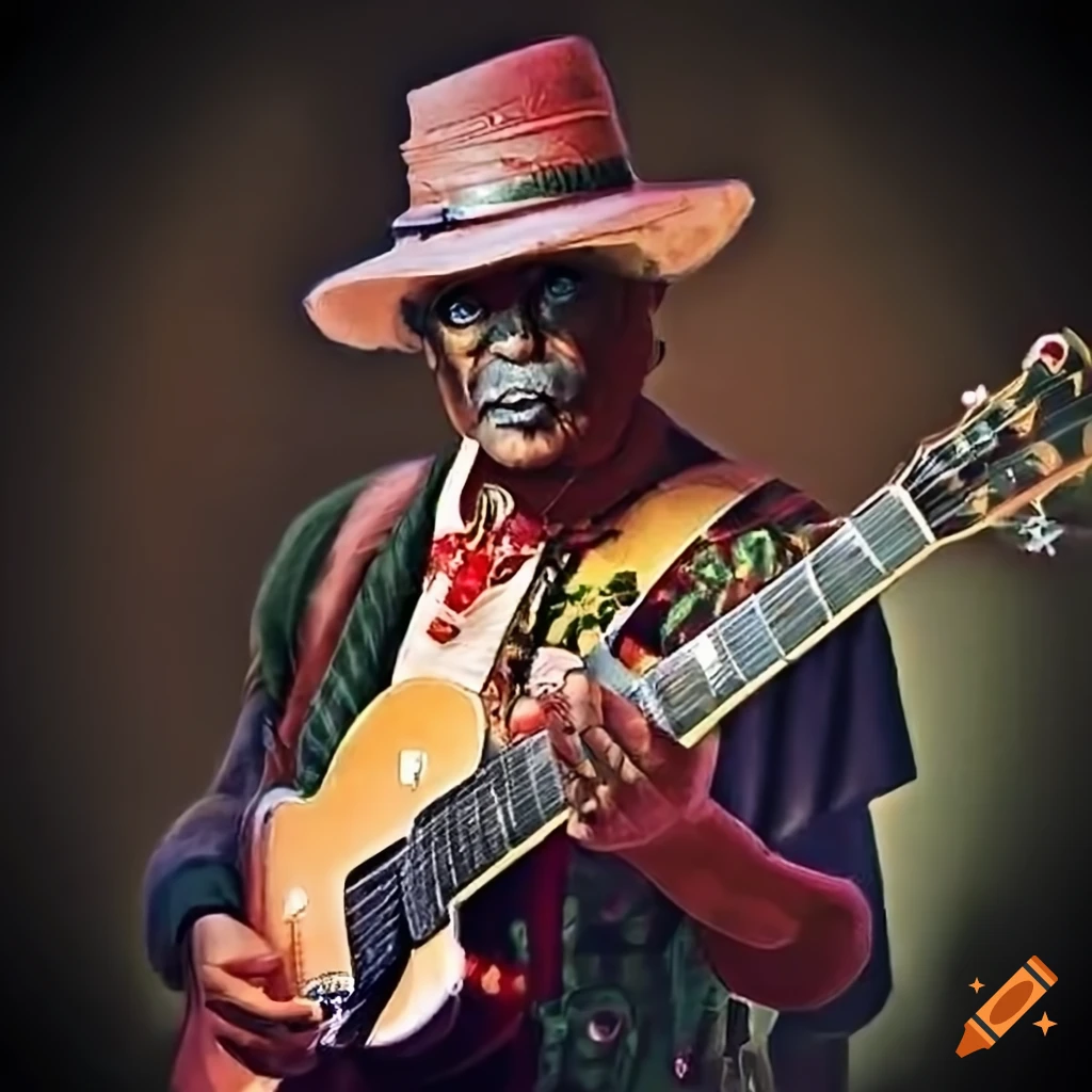 Blind Willie, a blues musician in his 50s with a mysterious deal, also a DnD bard character