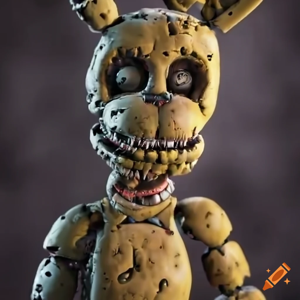Claymation Springtrap character