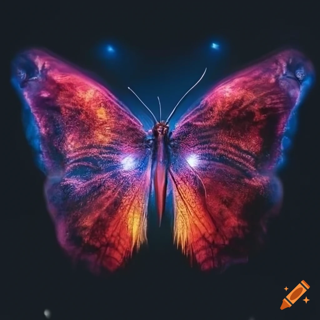 Nebula shaped like a butterfly