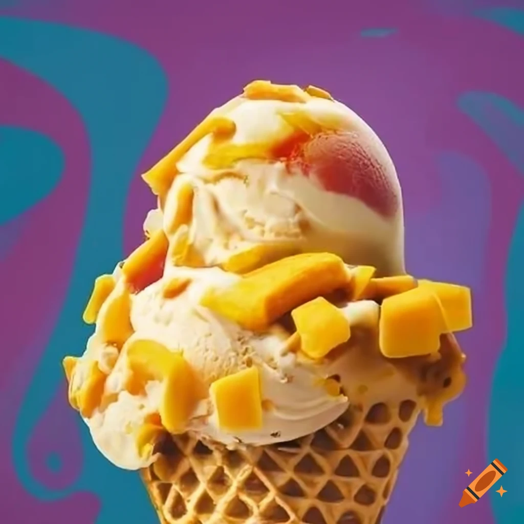 Mango flavored ben and jerry