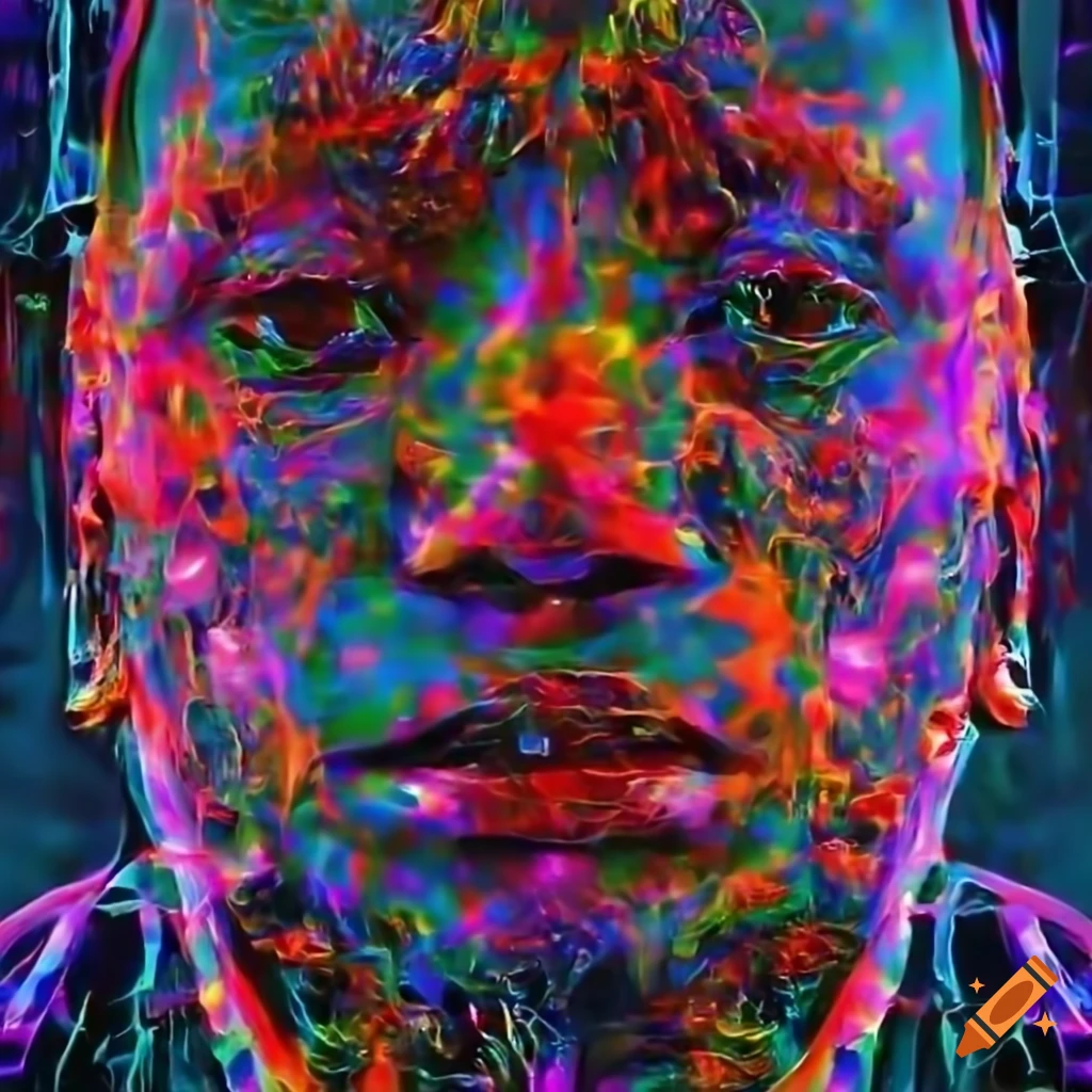 Artists collaborating with generative AI technology