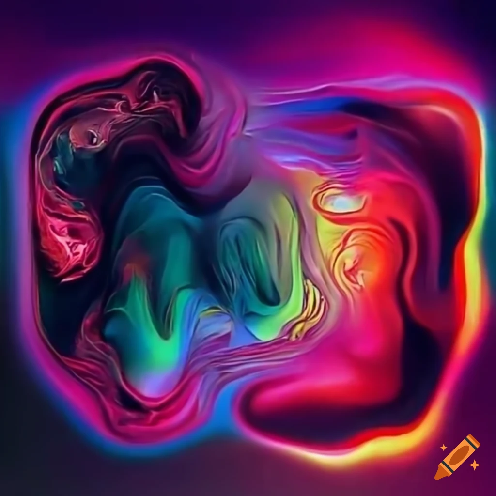 Artists collaborating with generative AI technology
