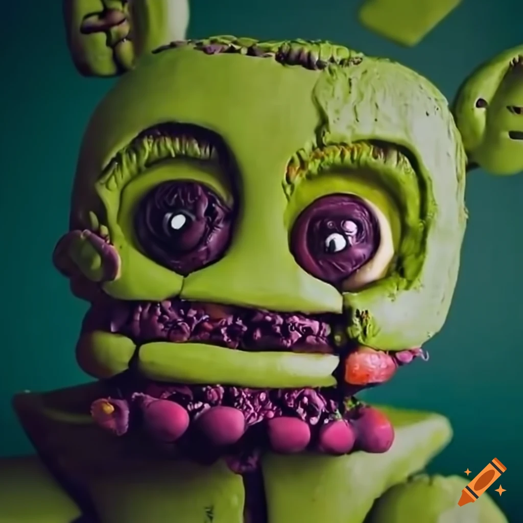 Claymation Springtrap character
