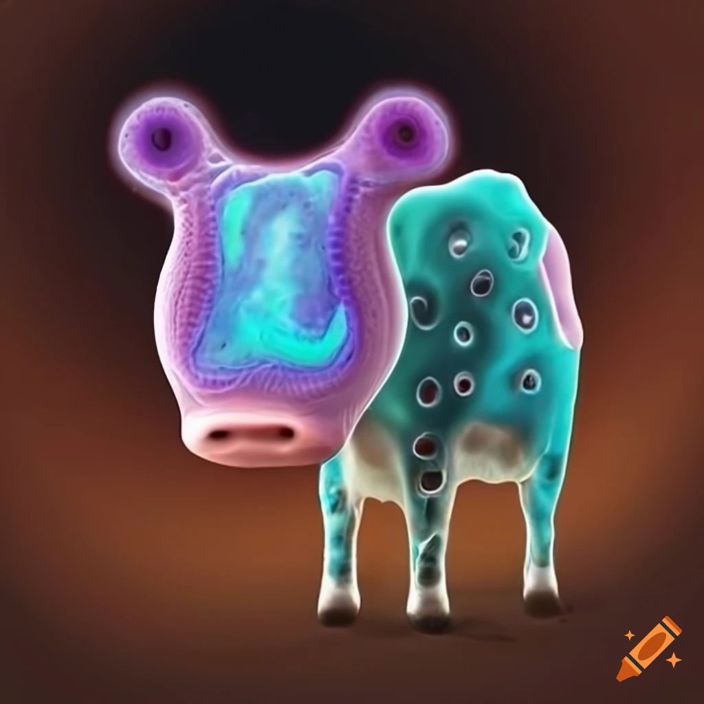 Microscopic cow