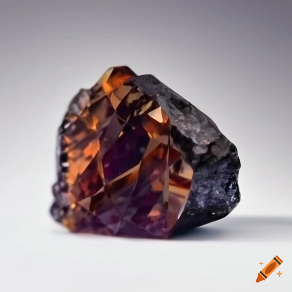 Rare ore gemstone