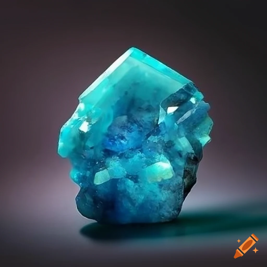 Rare ore gemstone