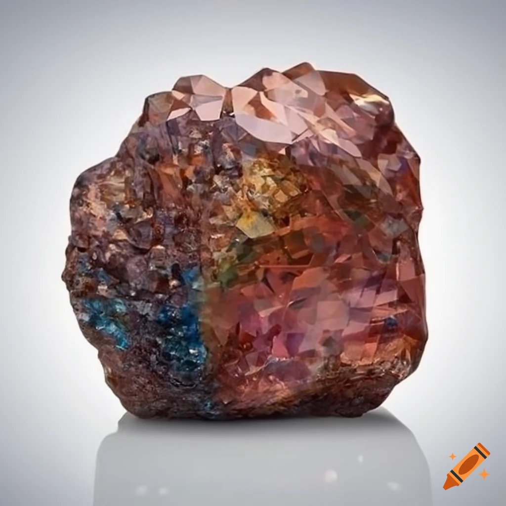Rare ore gemstone