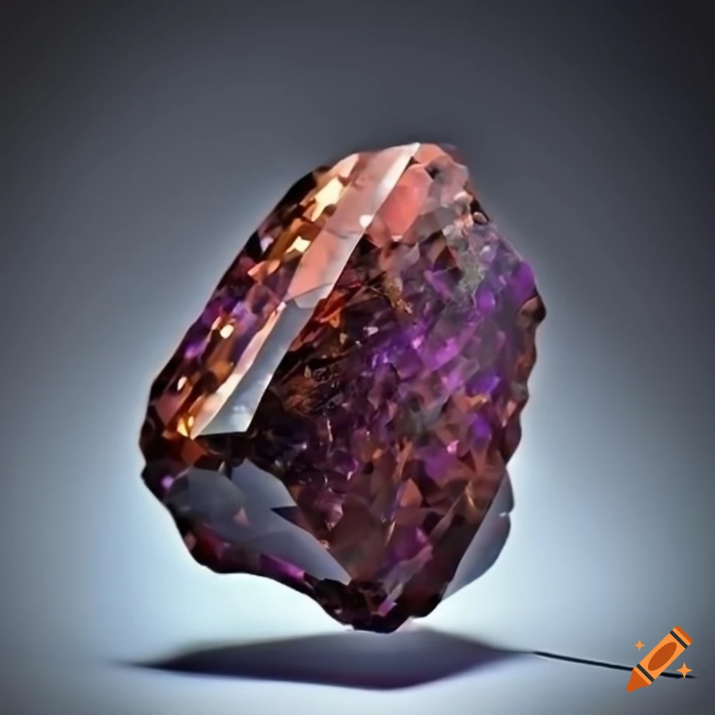 Rare ore gemstone