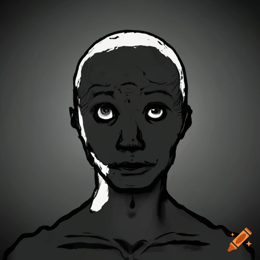 Soy Wojak meme character on Craiyon