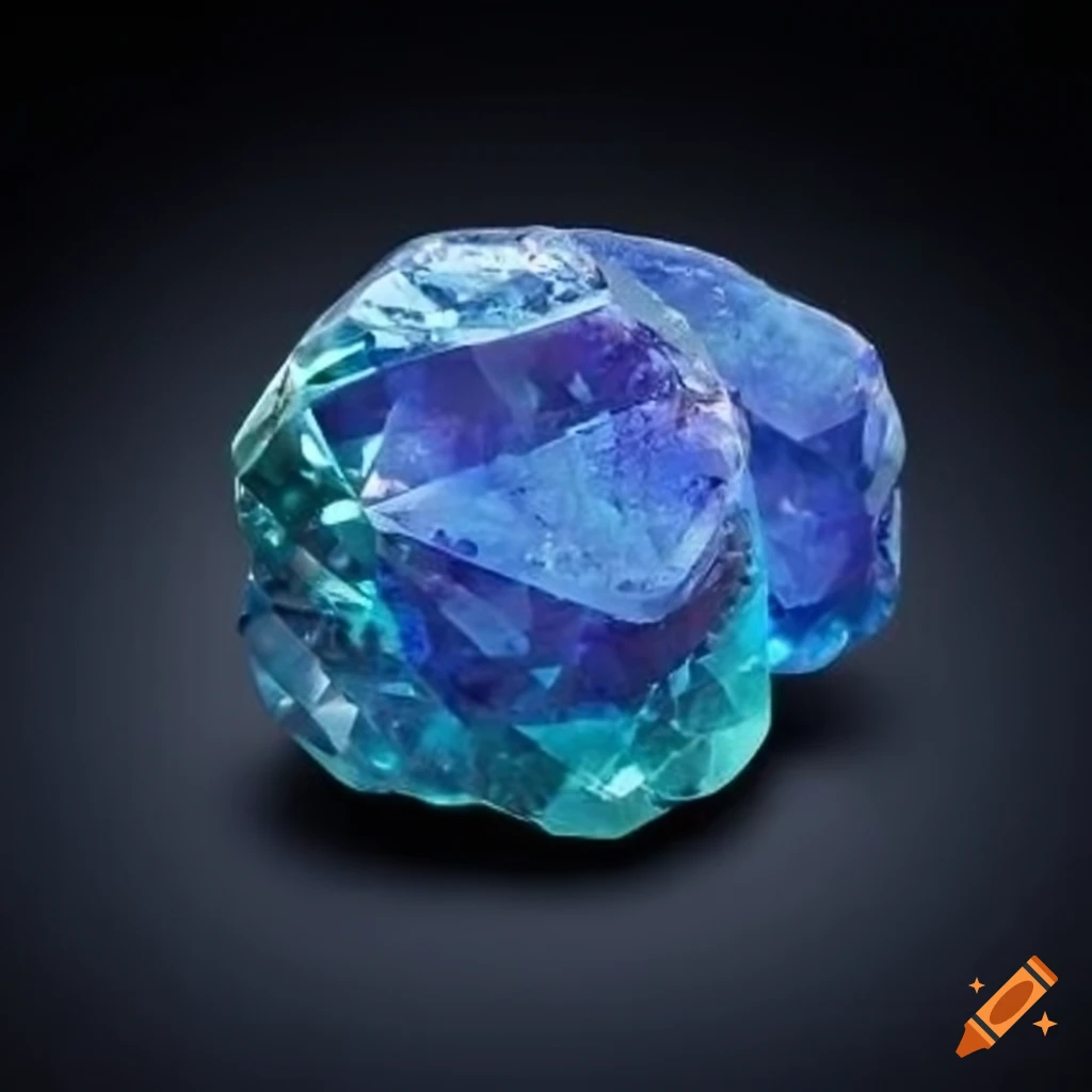 Rare ore gemstone