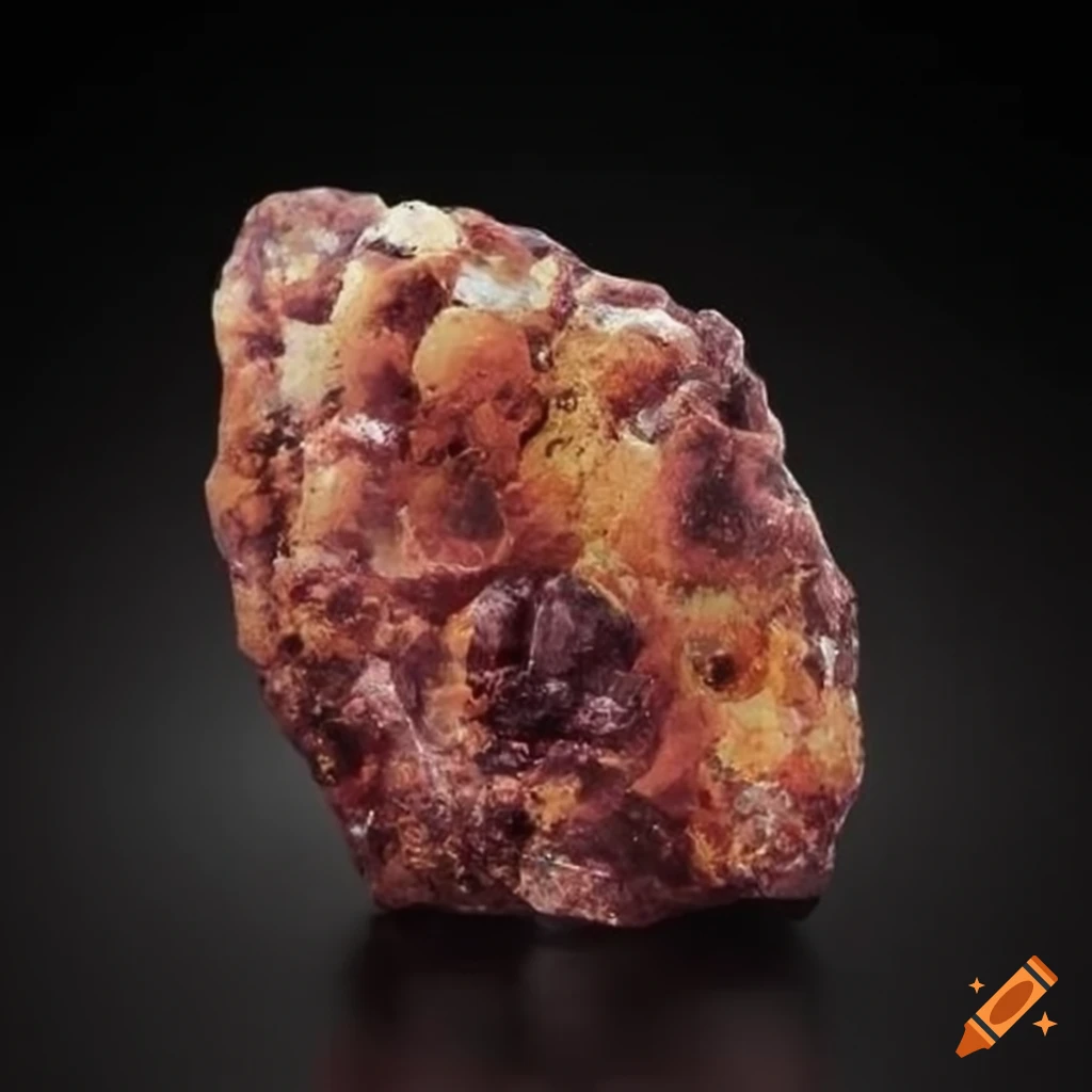 Rare ore gemstone