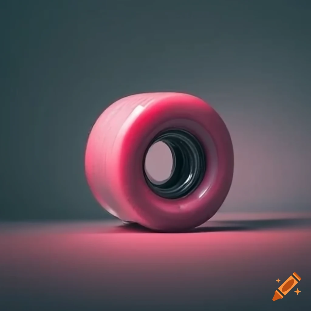 Skateboard wheel on Craiyon
