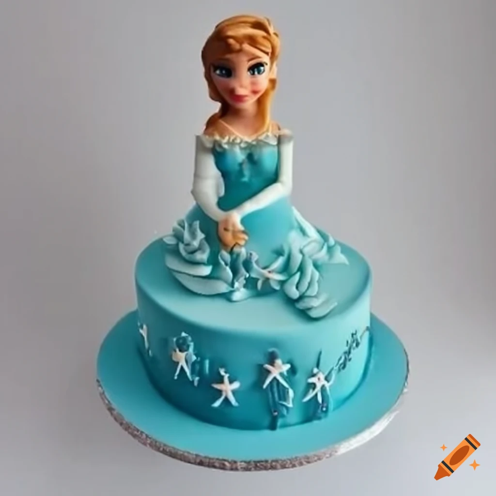 Frozen theme mini cake