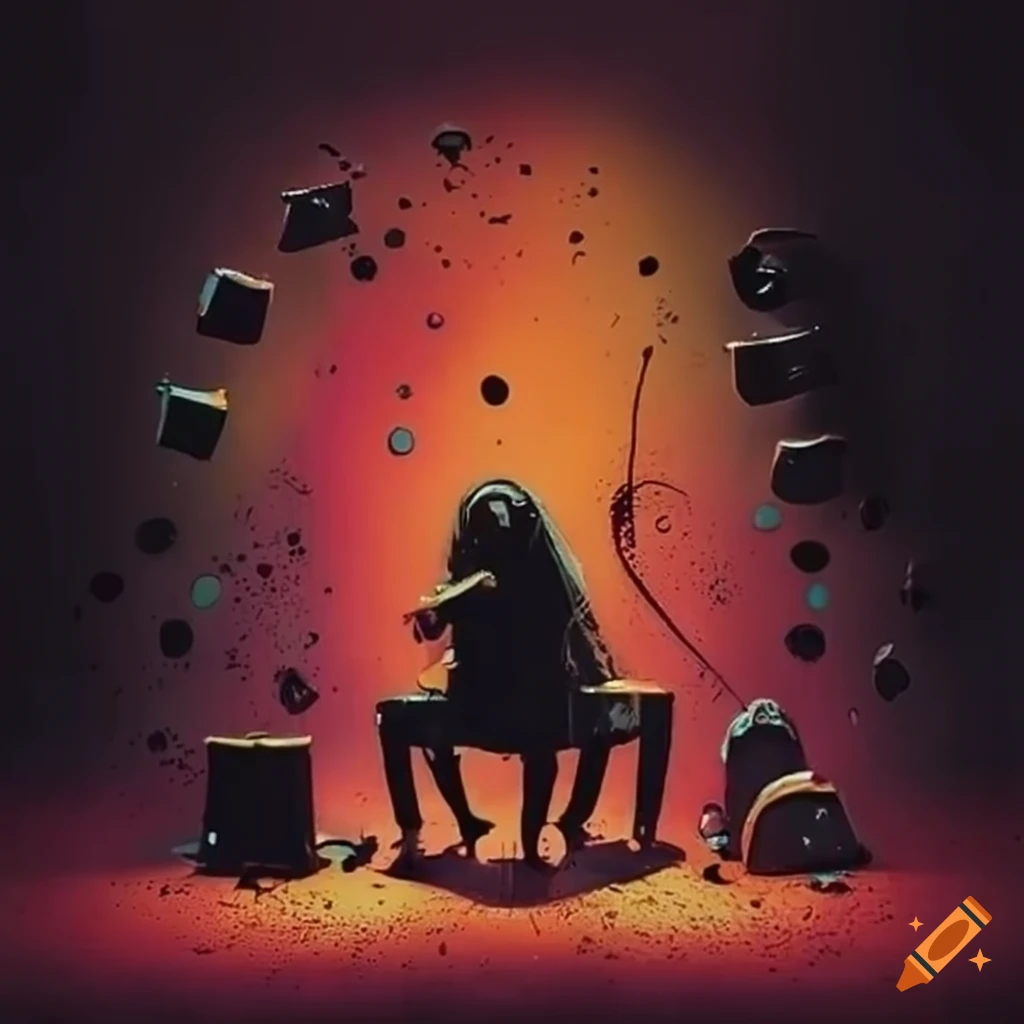 Music instruments with rock vibes