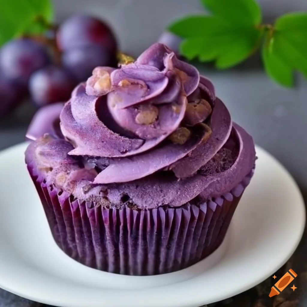 Purple Grape cupcake
