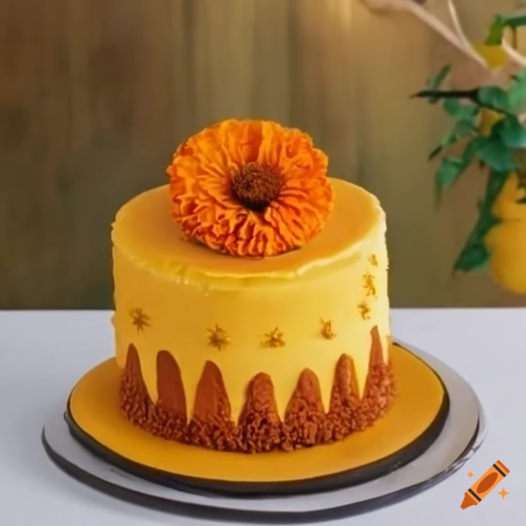 Marigold cake