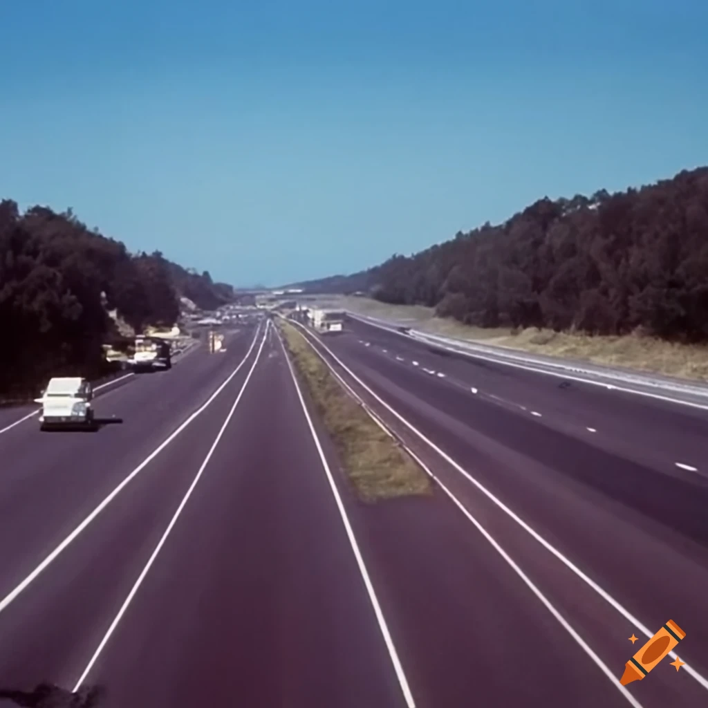 Traffic on Highway To Hell in 1978 by National Geographic