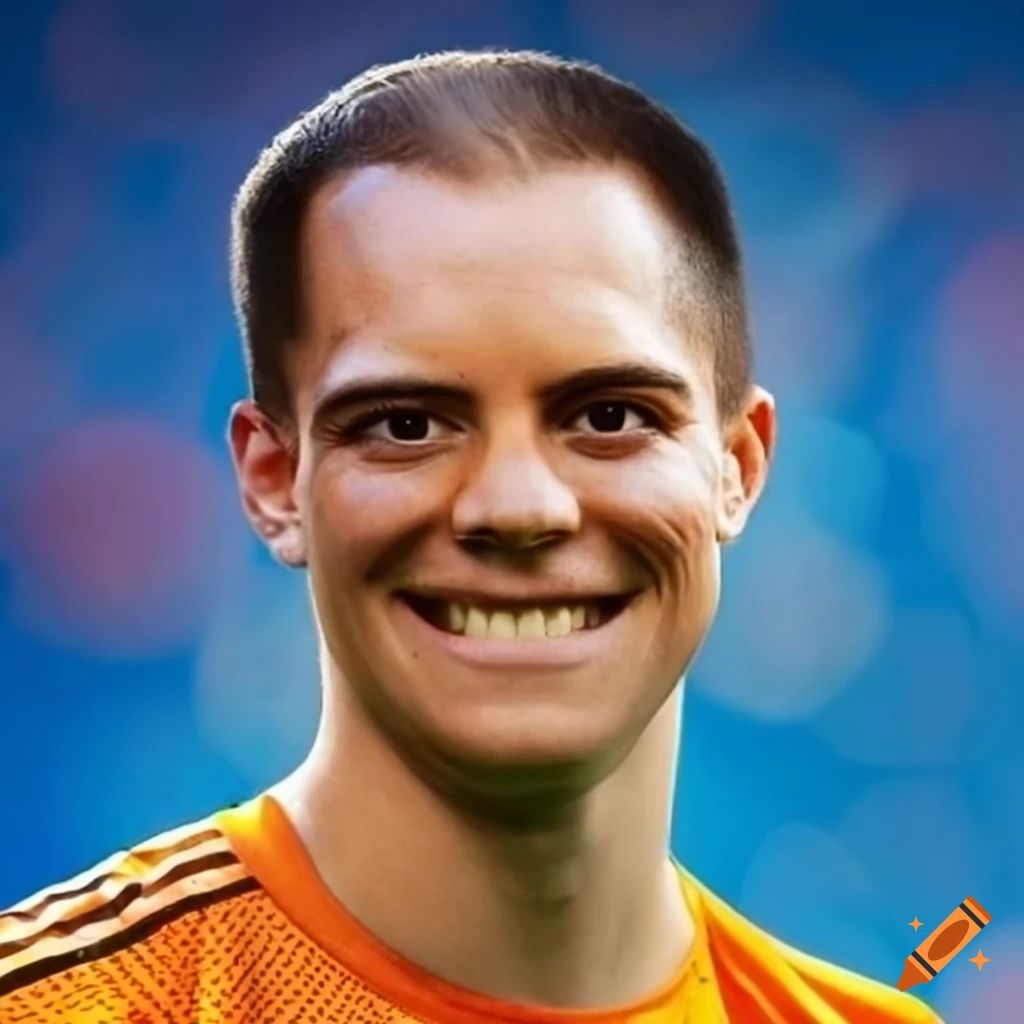 Headshot of soccer fan Brian Vanderpoel in orange shirt