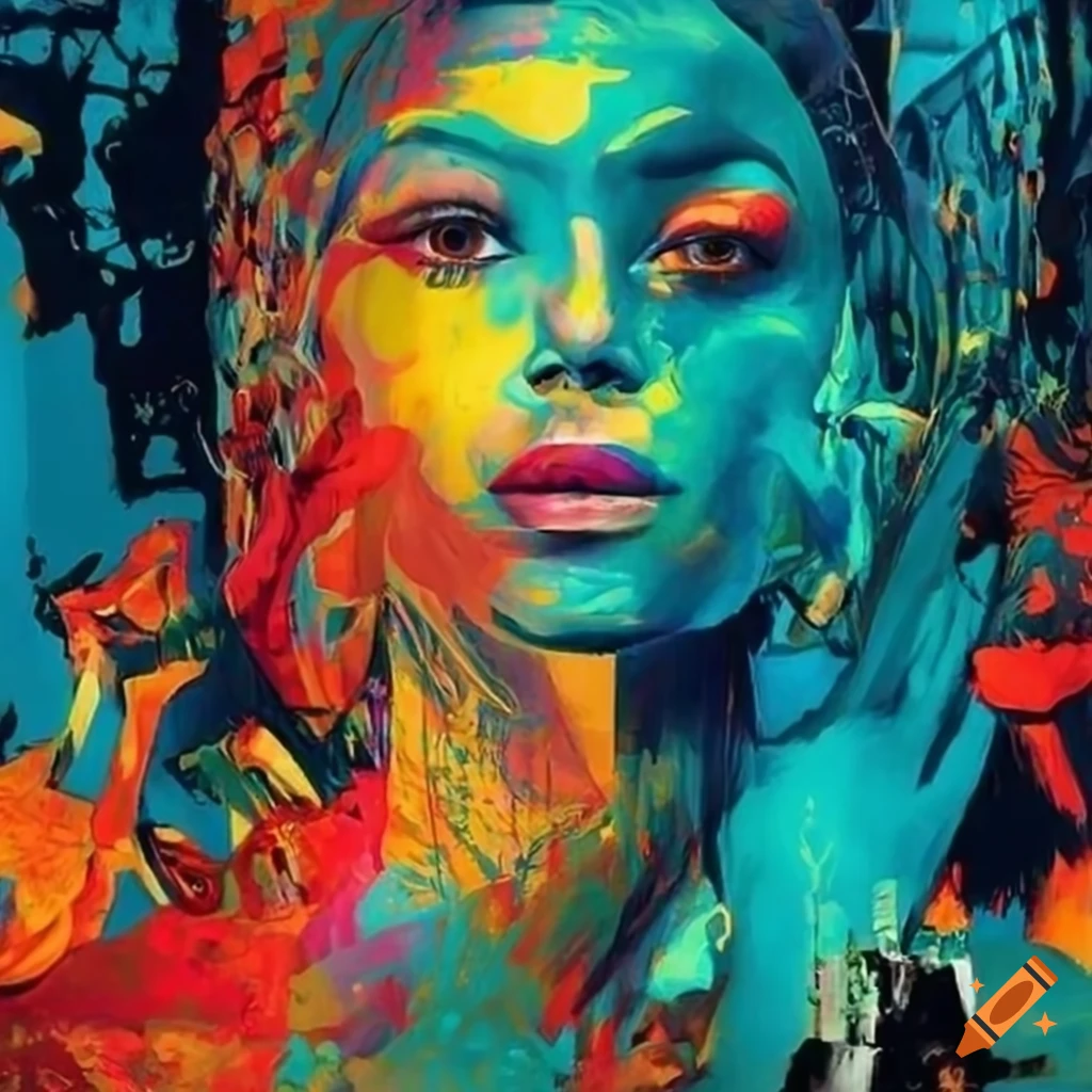 Modern art wallpaper design