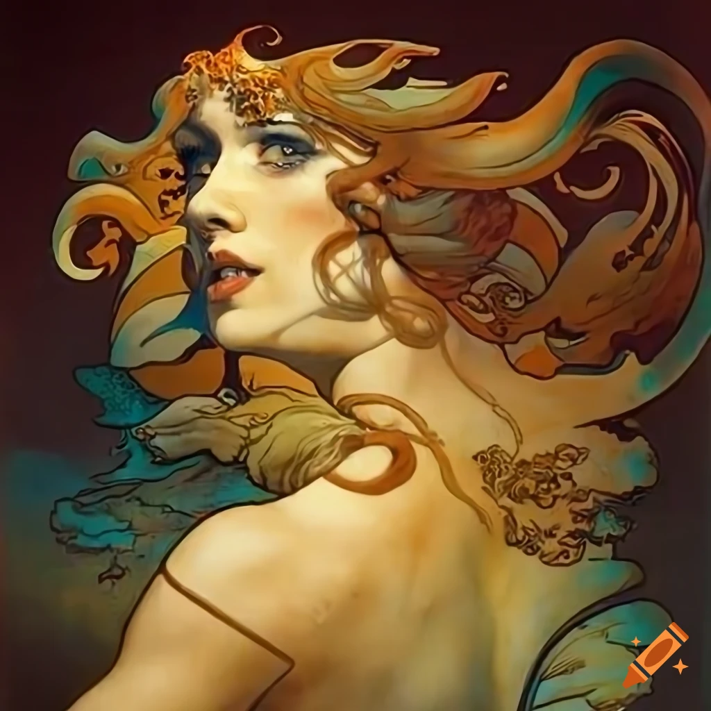 Deeply glowing mysterious lighting inspired by Boris Vallejo, Alphonse Mucha, Escher, and Vermeer