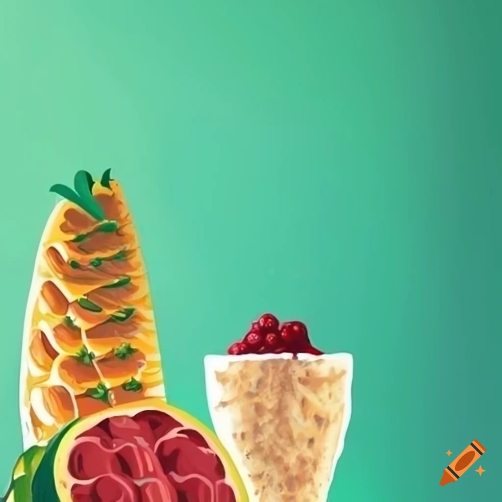 Creating a food safety poster with clean and vibrant colors like green, blue, and white