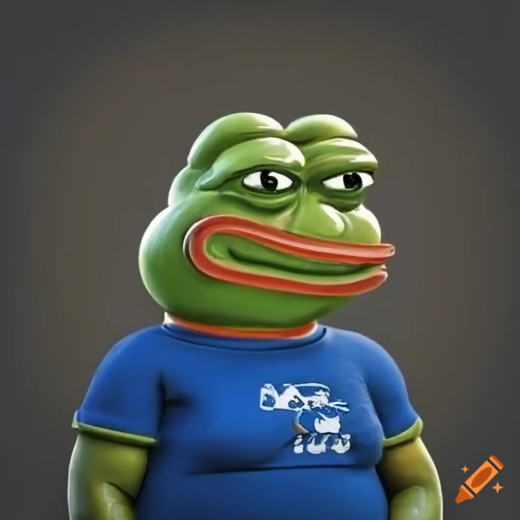 Pepe's face with TON logo in the background and various cryptocurrency logos