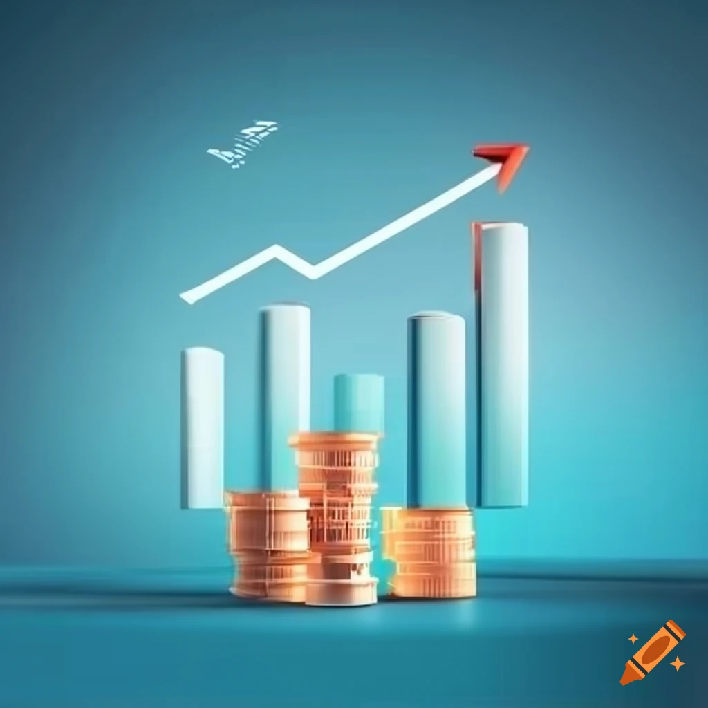 Financial progress graphs and figures in various markets