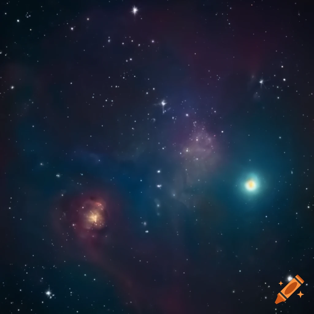 Outer space view