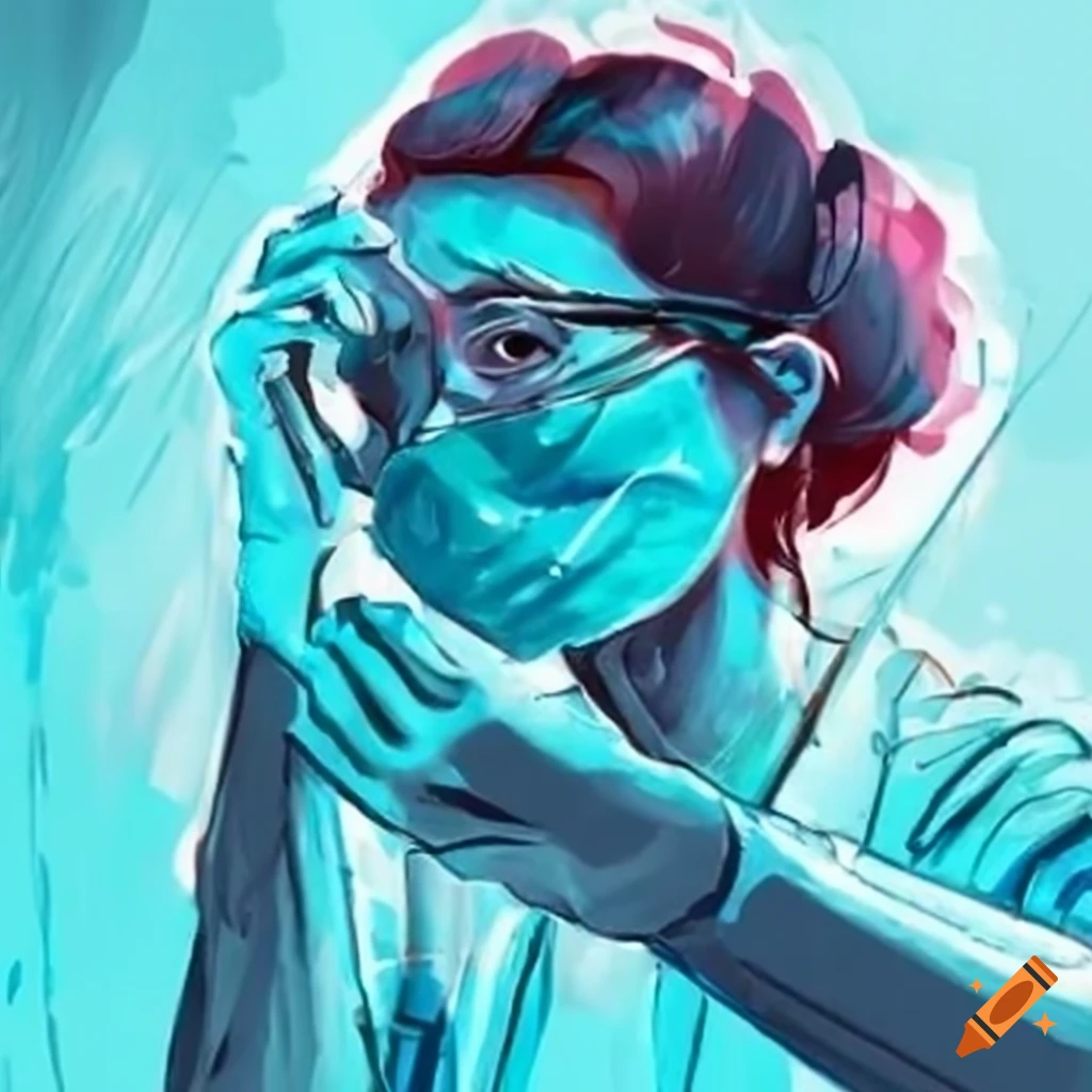 Scientist working on the Biosafety cabinet
