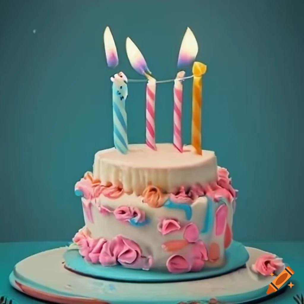 Birthday cake with '25' and biotechnology theme