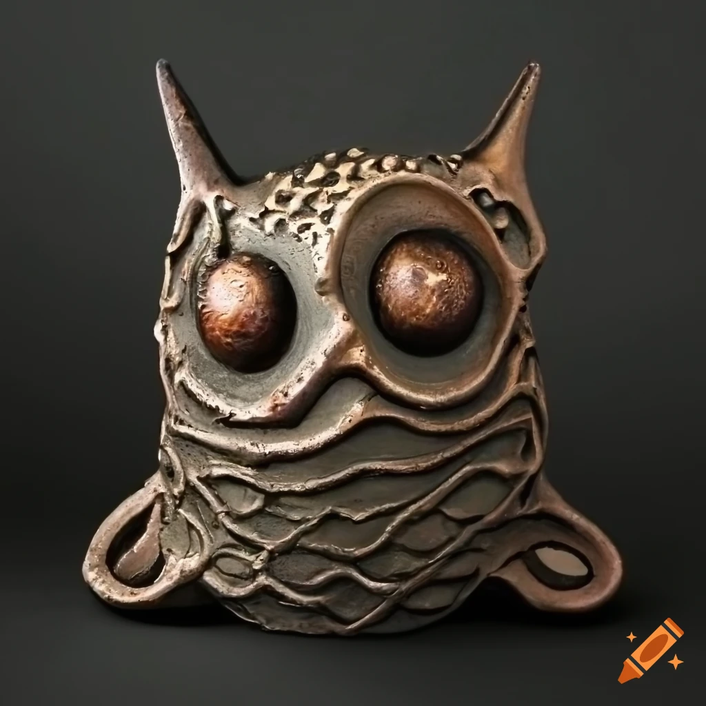 Cast Iron metalwork design with frog skin and wool of bat inspiration