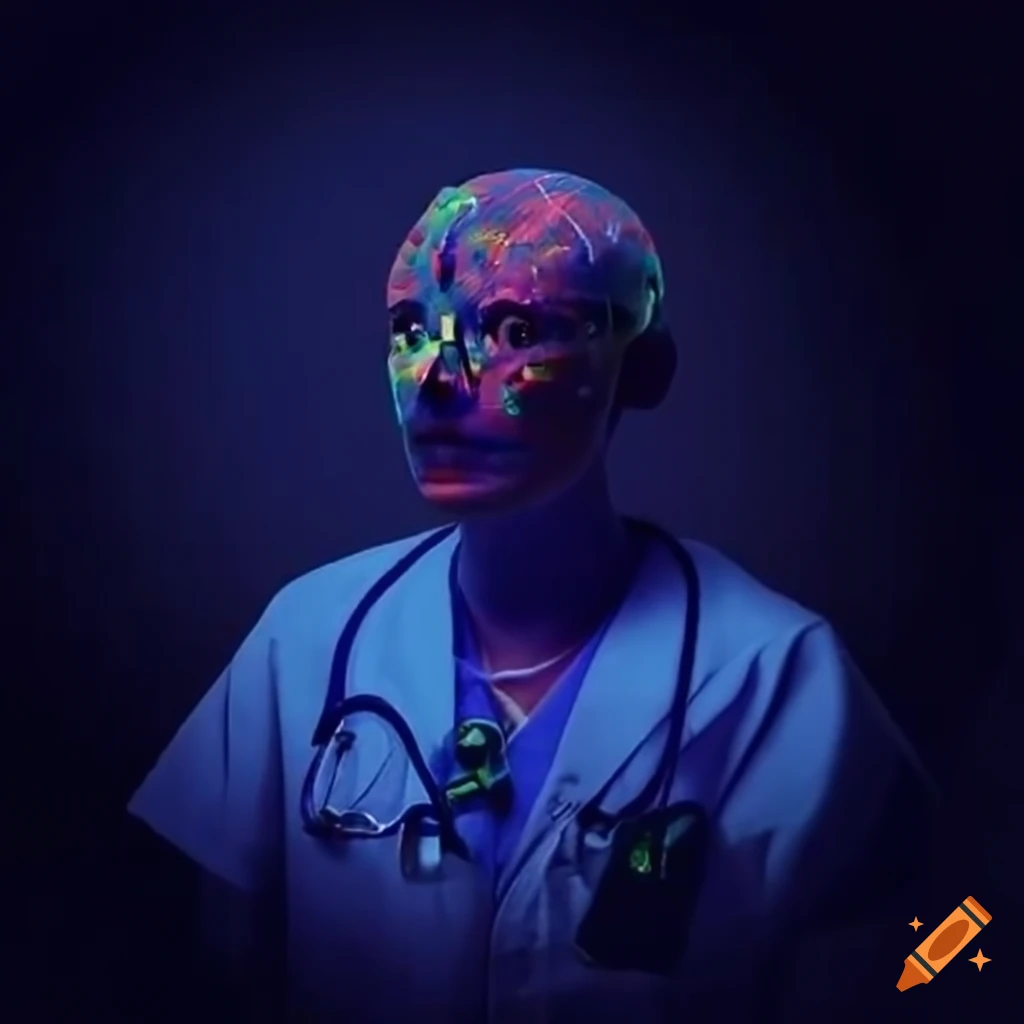 Hospital emergency department with doctors tending to an epilepsy patient