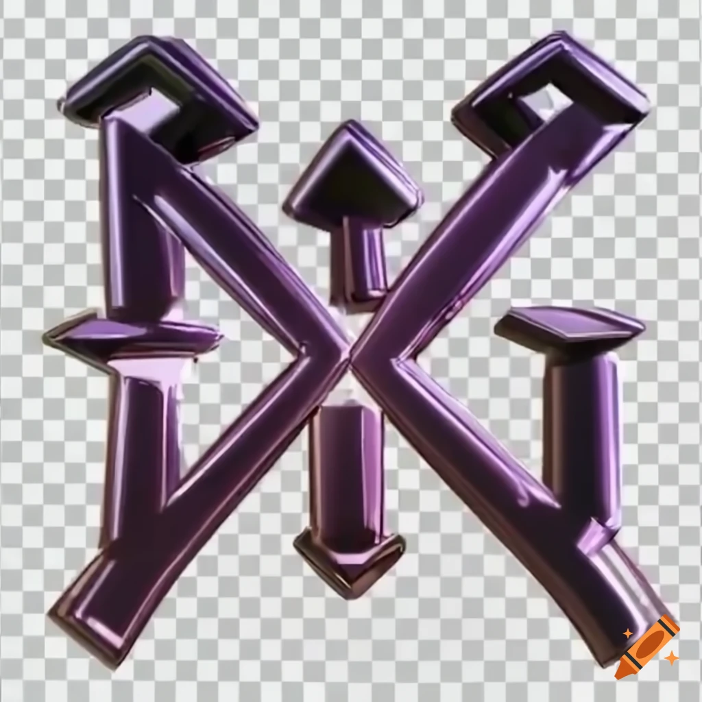 Shiny 3D diamond with anime-style Japanese text