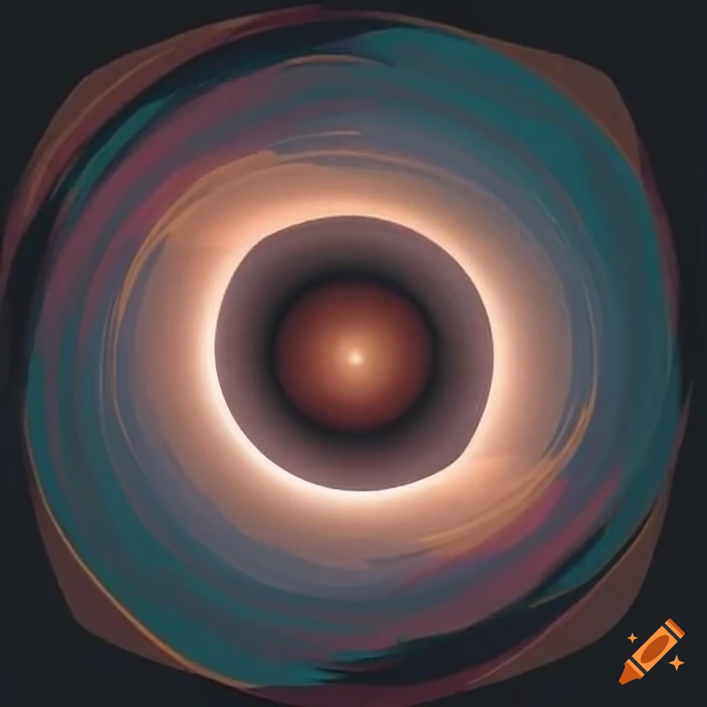 Circle in a square geometric design