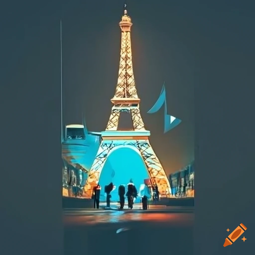 Logo for attractive tourism in Paris