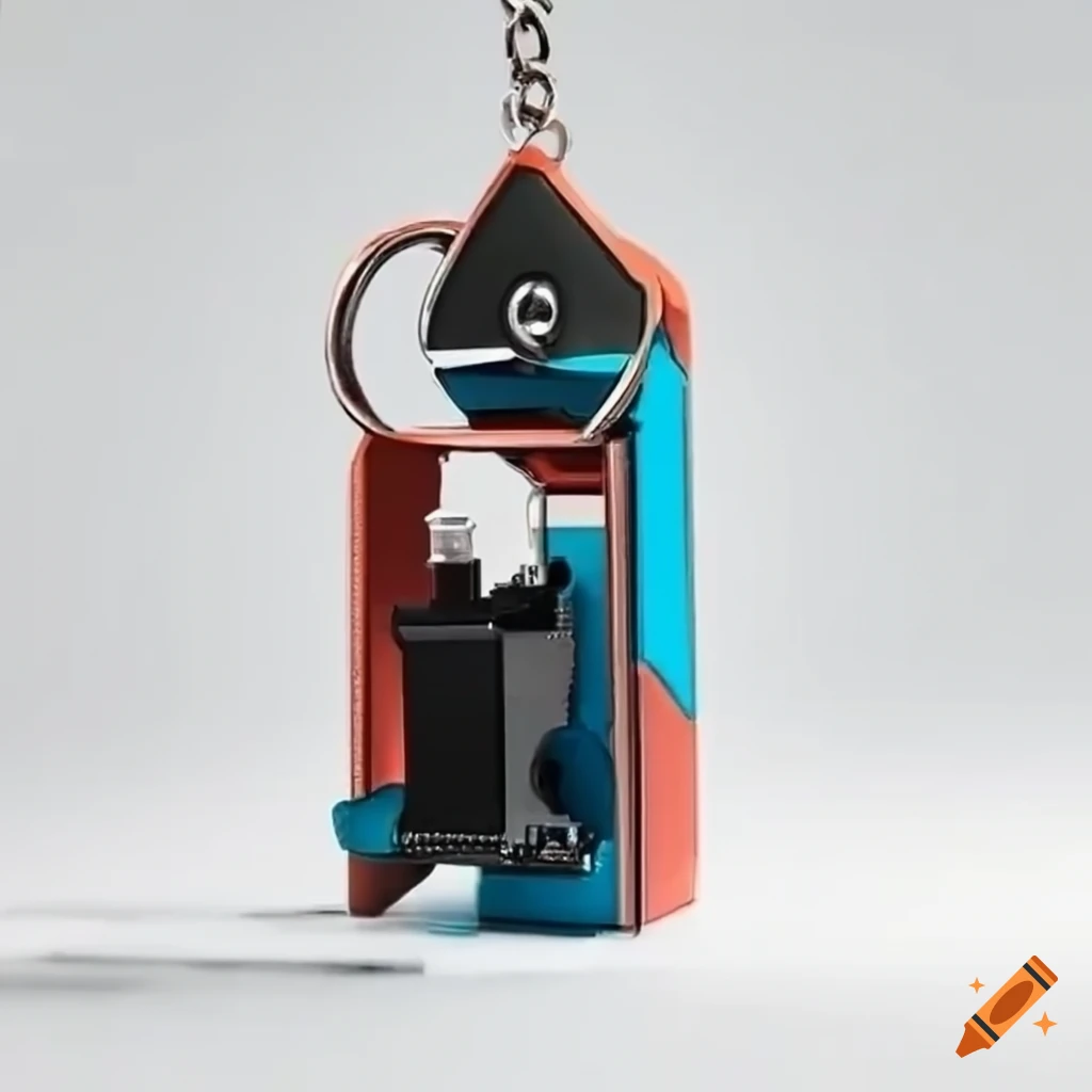 3D printer Voron Zero hanging on keychain