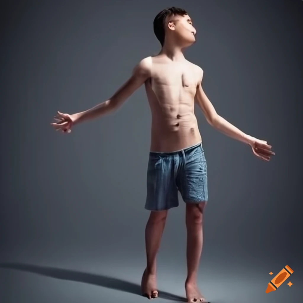 Creative full body portrait of a guy expressing emotions with various hand gestures