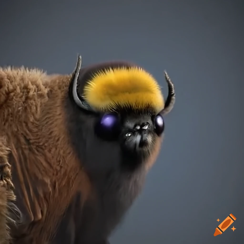 Bumblebee with a bison's head